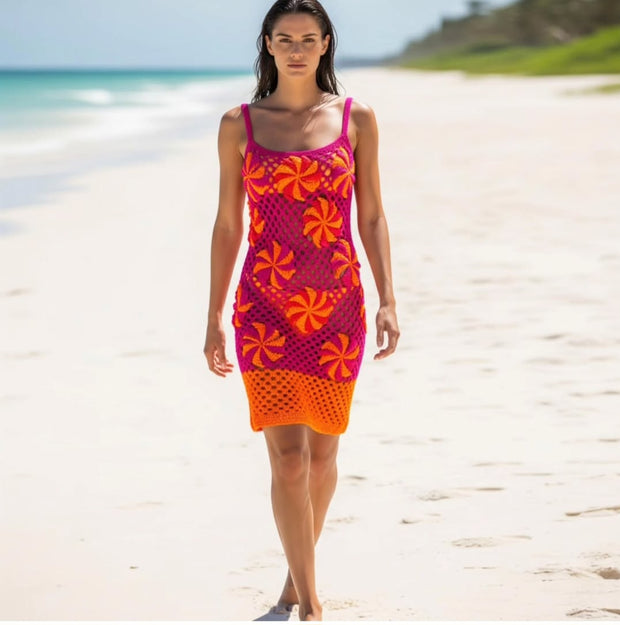 pinwheel motifs Mini Dress