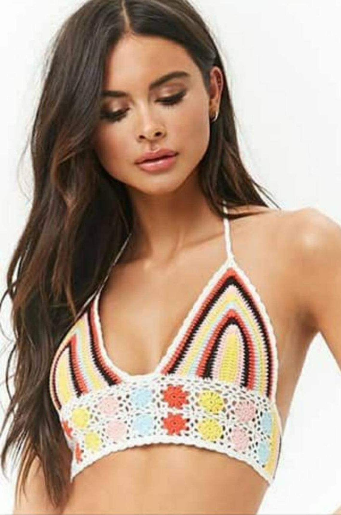 Crochet Beach bikini 2-Pieces Swimsuit,