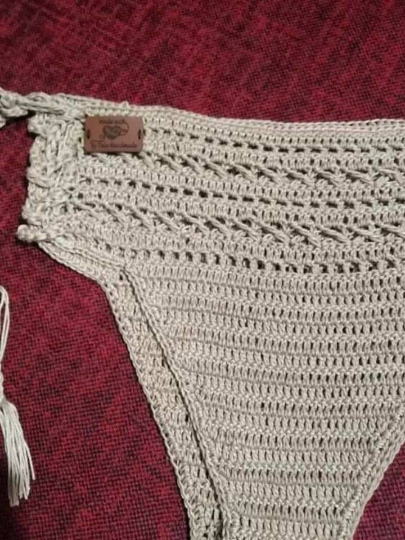 Crochet Halter Strap Bikini
