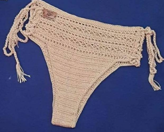 Crochet Halter Strap Bikini