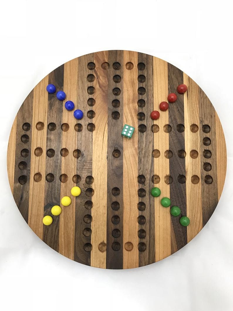 Wooden Chinese Checkers - Aggravate Board Game. Puzzle game