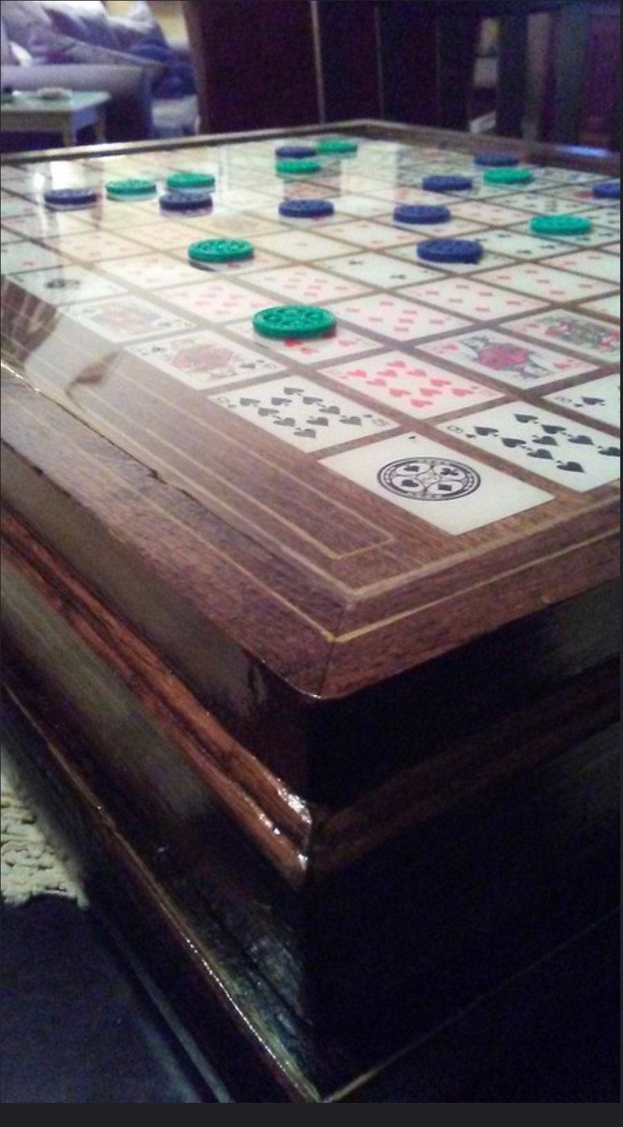 Wooden Sequence board. Christmas Gift
