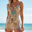Seashell Boho Treasure Mini Dress