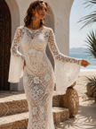 Ivory Cascade Dress Wedding Dress
