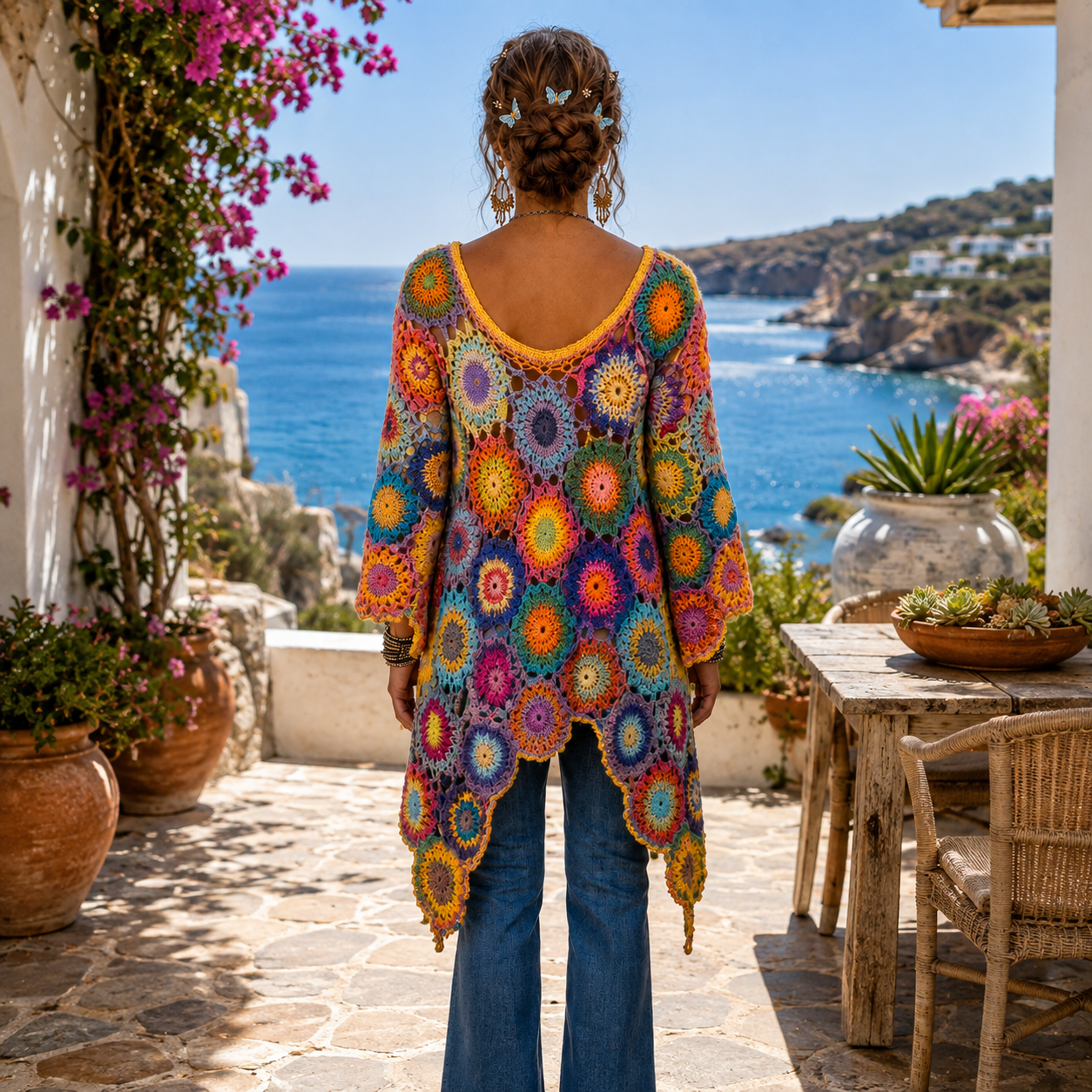 The Painted Desert Poncho