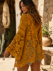 The Desert Bloom Crochet Cardigan