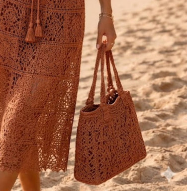 Granny Floral Satchel Handbag