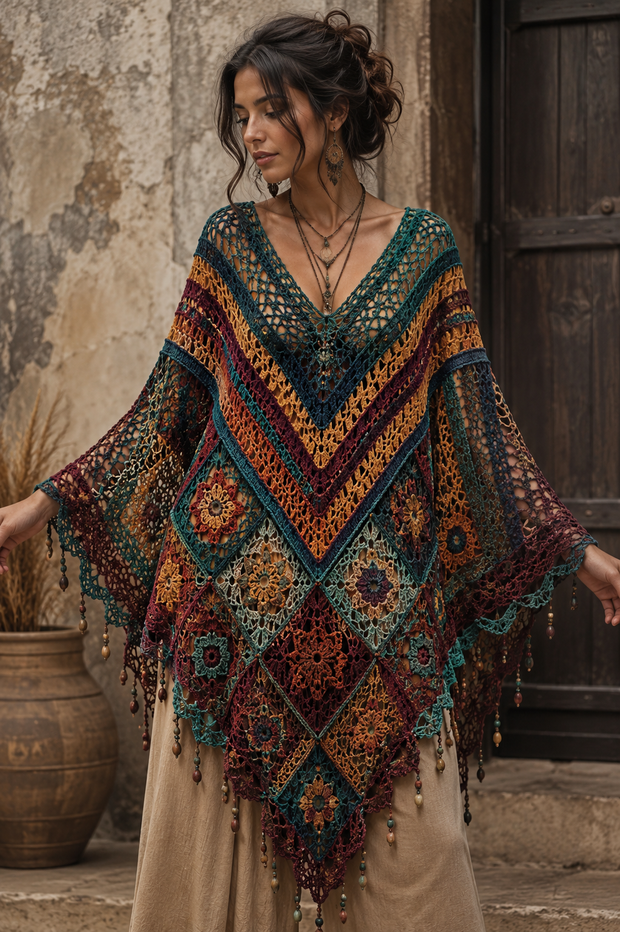 Gypsy Garden Poncho