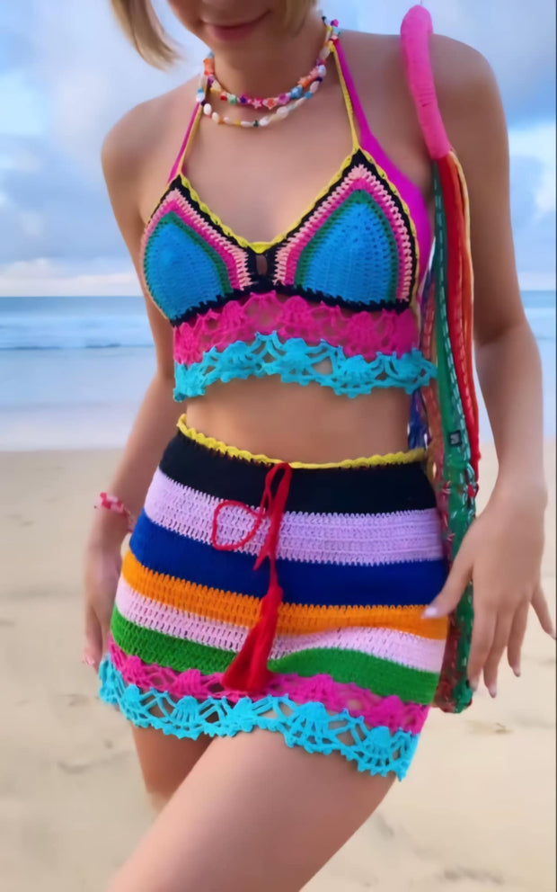 Sea Waves - Top and Bottom Swimsuit