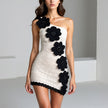 Black&white Mini Dress