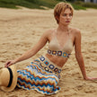 Sahara Waves Crochet Maxi Skirt