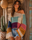 Free-Spirit Colorblock Crochet