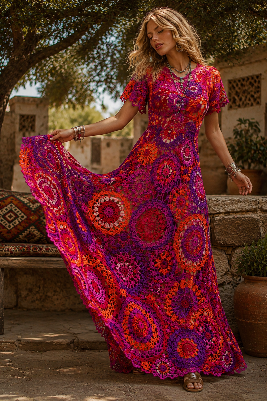 The Tala Mandala Maxi Dress