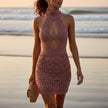 Rose Tide Halter Mini