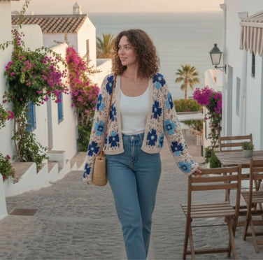 Royal Crochet Cardigan