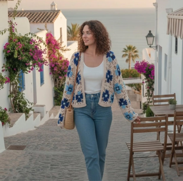 Royal Crochet Cardigan
