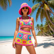 Strapless Granny Square Outfit