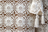 Tassel Bloom Maxi Wedding Crochet Dress
