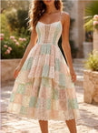 The Nostalgia Patchwork Midi Dress