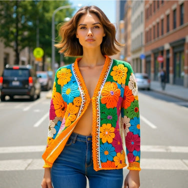 Spring Spirit Crochet Jacket