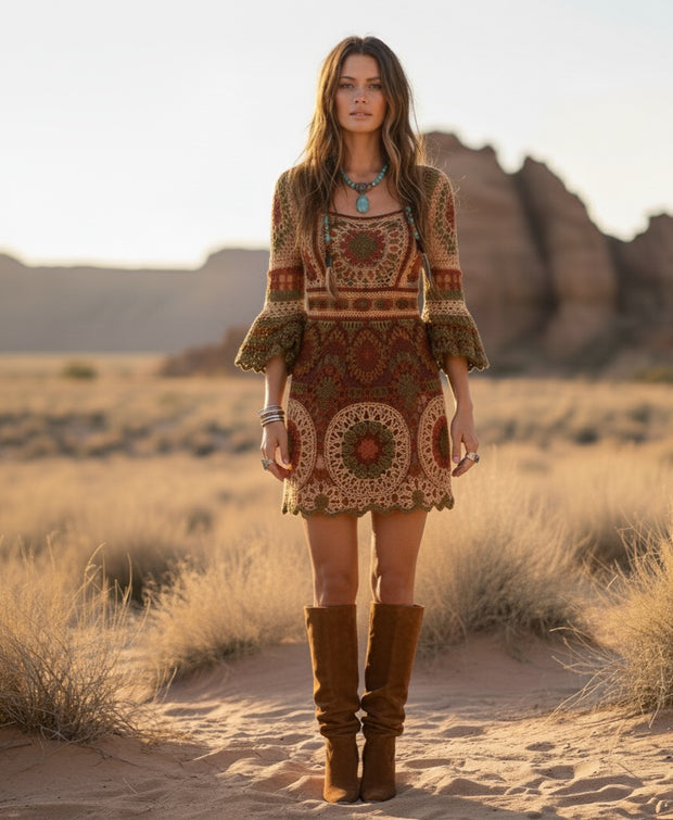 Earthy Classic Party Dress