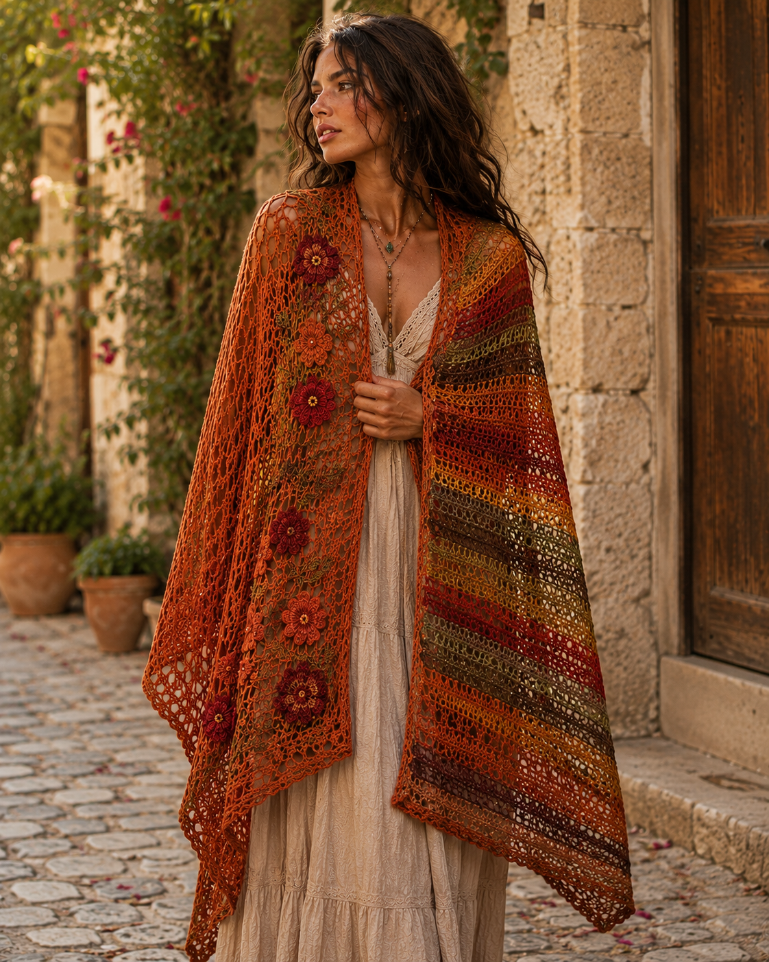 Boho Compass Poncho (Copy)
