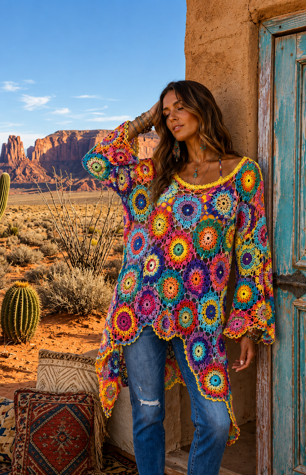 The Painted Desert Poncho
