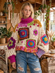 Mira Floral Granny Pullover