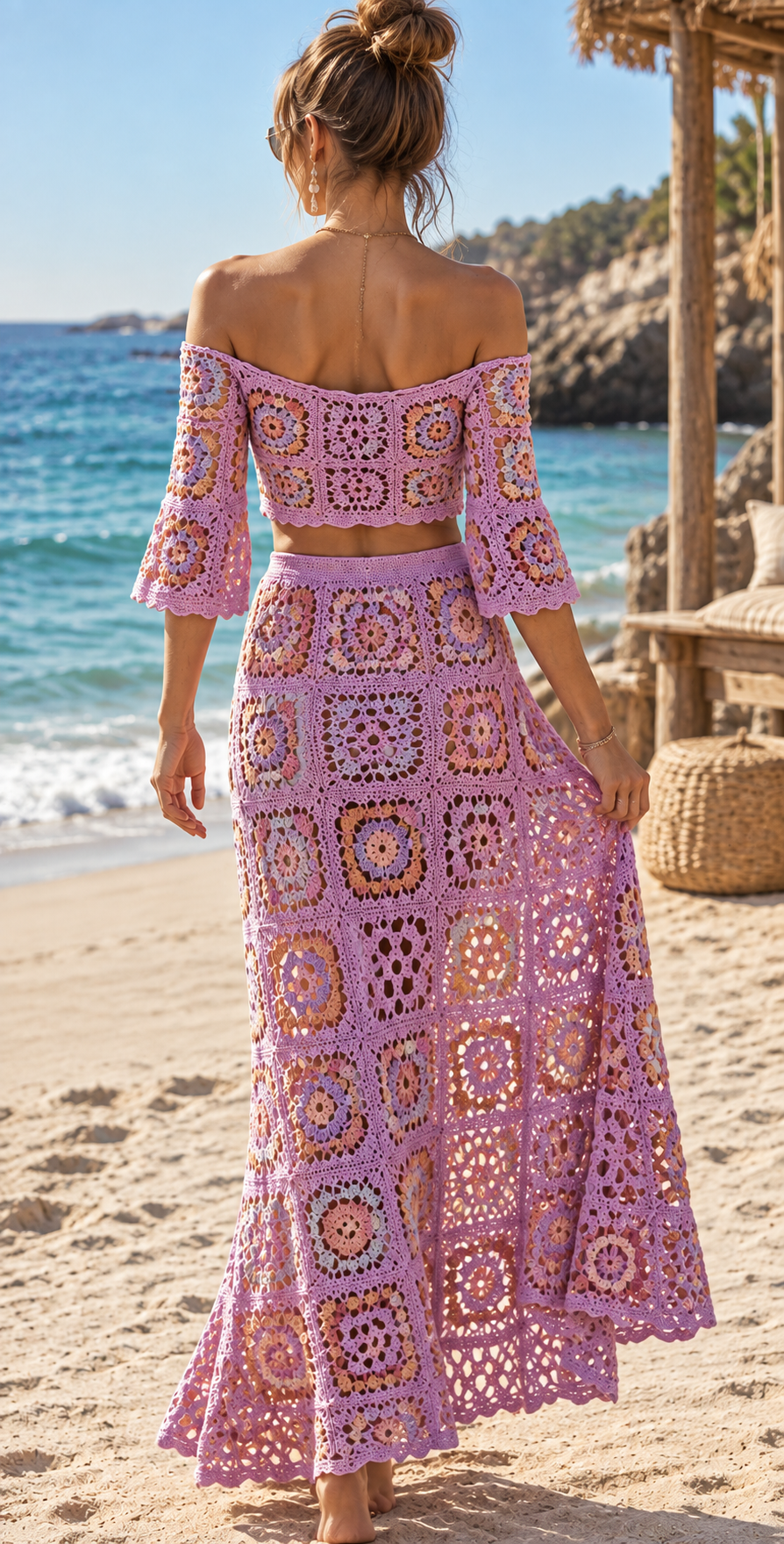 Pink Reef Crochet Set