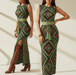Zigzag Cocktail Party Dress