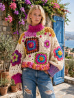Mira Floral Granny Pullover