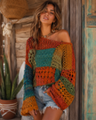 Free-Spirit Colorblock Crochet