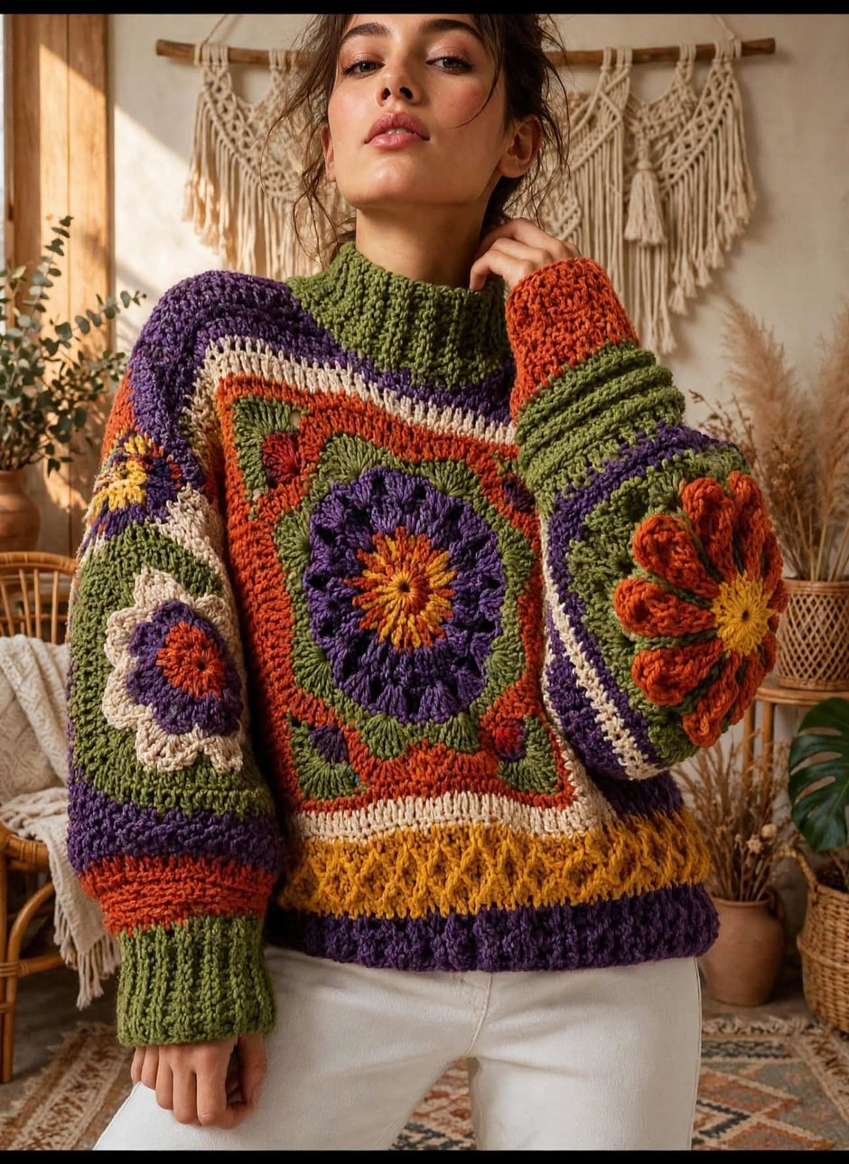 Grandma's Garden Pullover