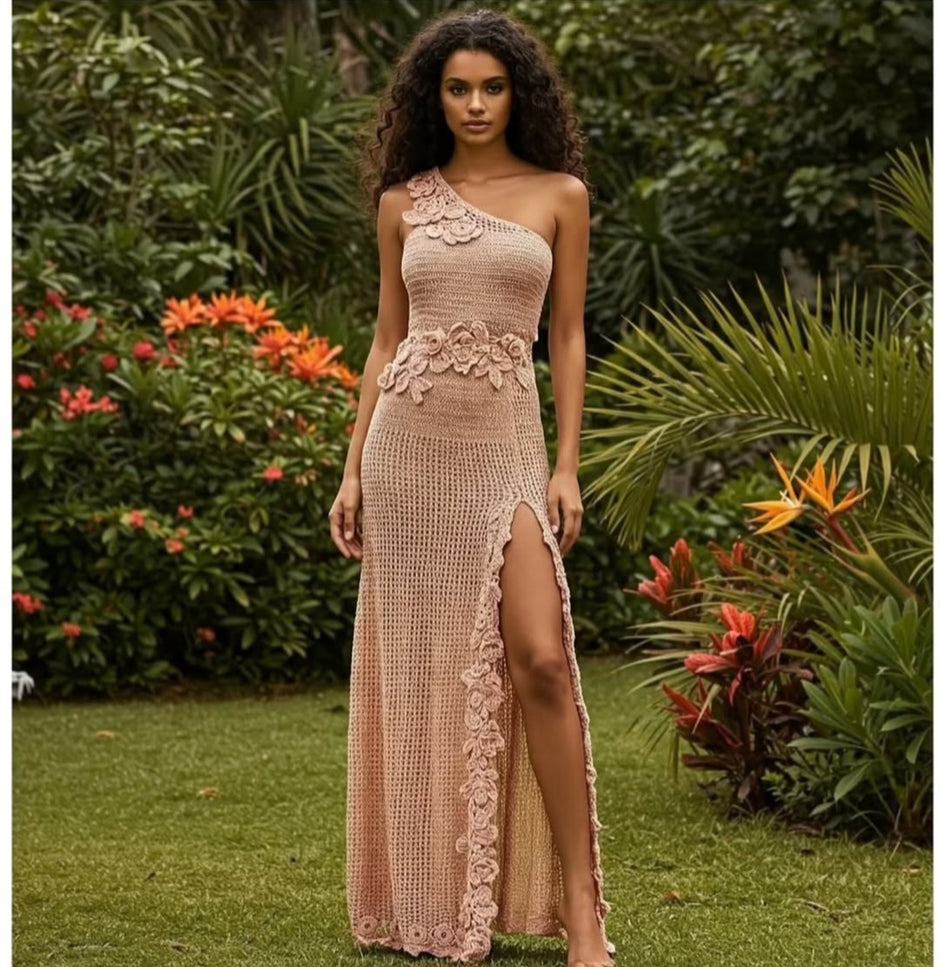 Warm Sandy Maxi Dress