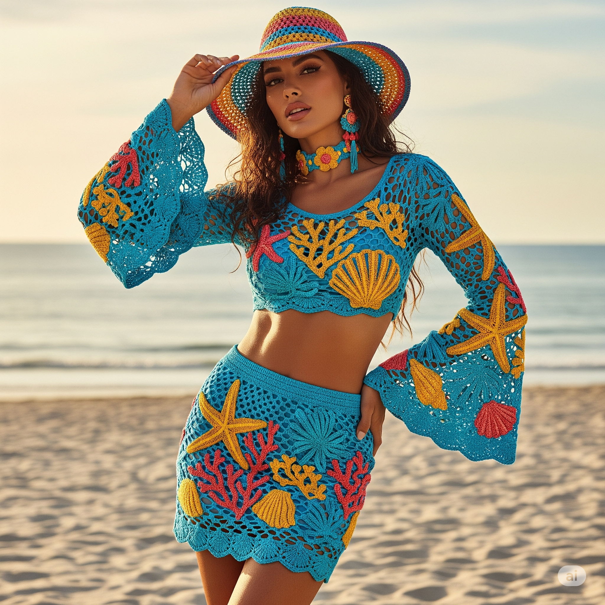 Coral Reef Crochet Set