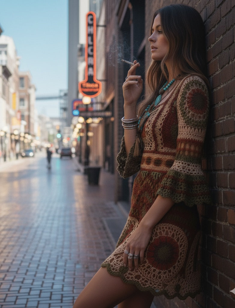 Earthy Classic Party Dress