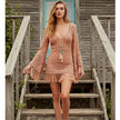 Desert Fringe Crochet Mini Dress & Outfit