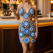 Blue Lilac Mini Dress
