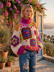 Mira Floral Granny Pullover