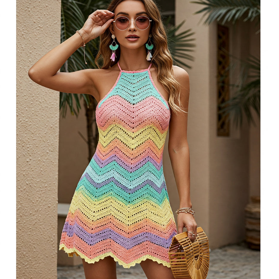 Rainbow Cocktail Dress