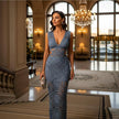 Starlit Bloom Maxi Dress