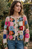 Blossom Patchwork Crochet Jacket