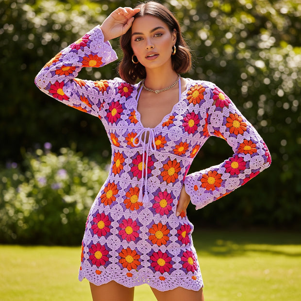 Lavender Mini Dress