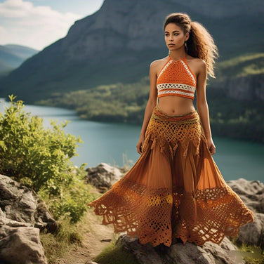 Golden Hour Crochet Skirt