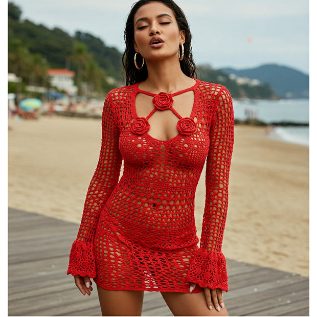 Red Roses Mini Dress