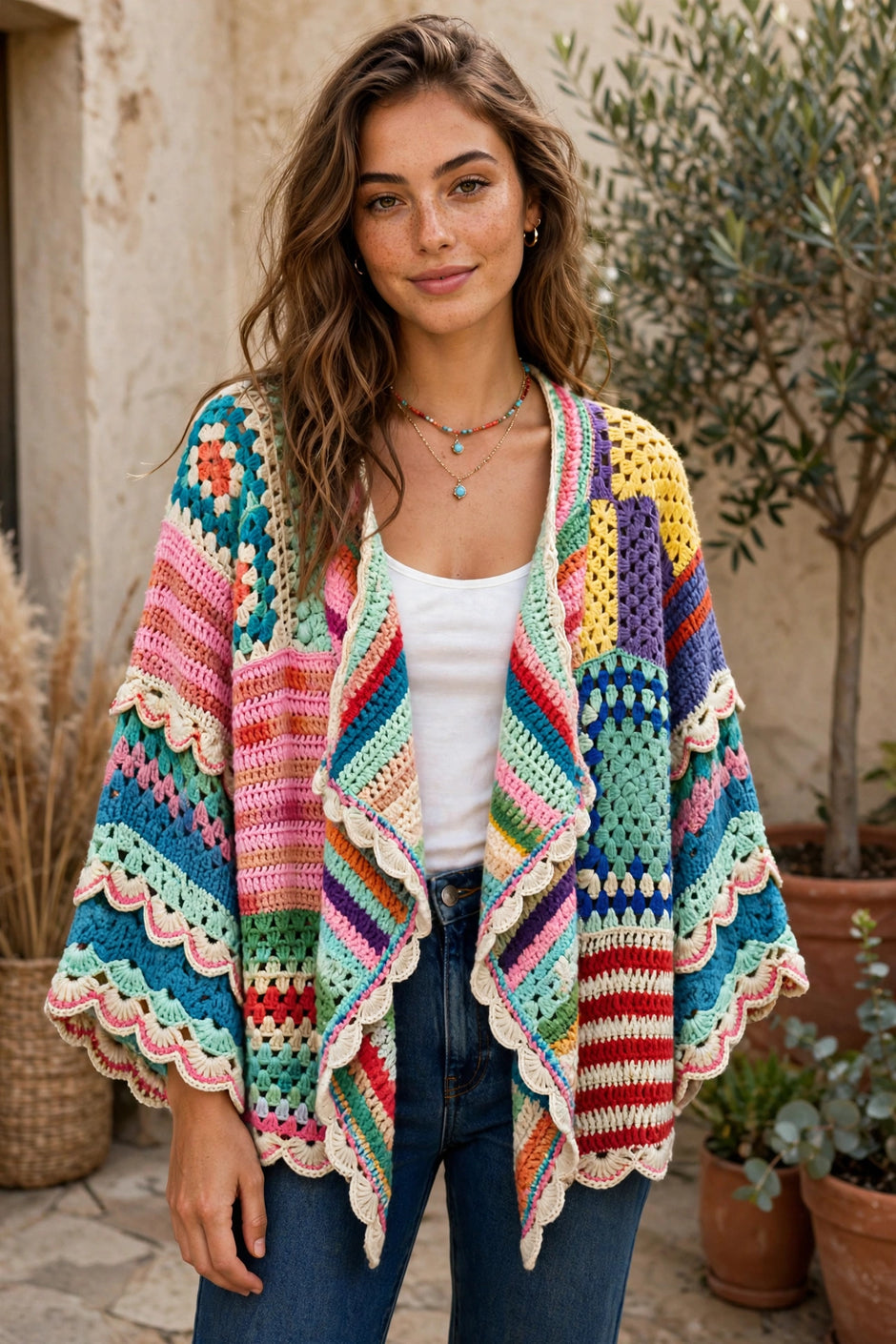Happy Stitch Cardigan