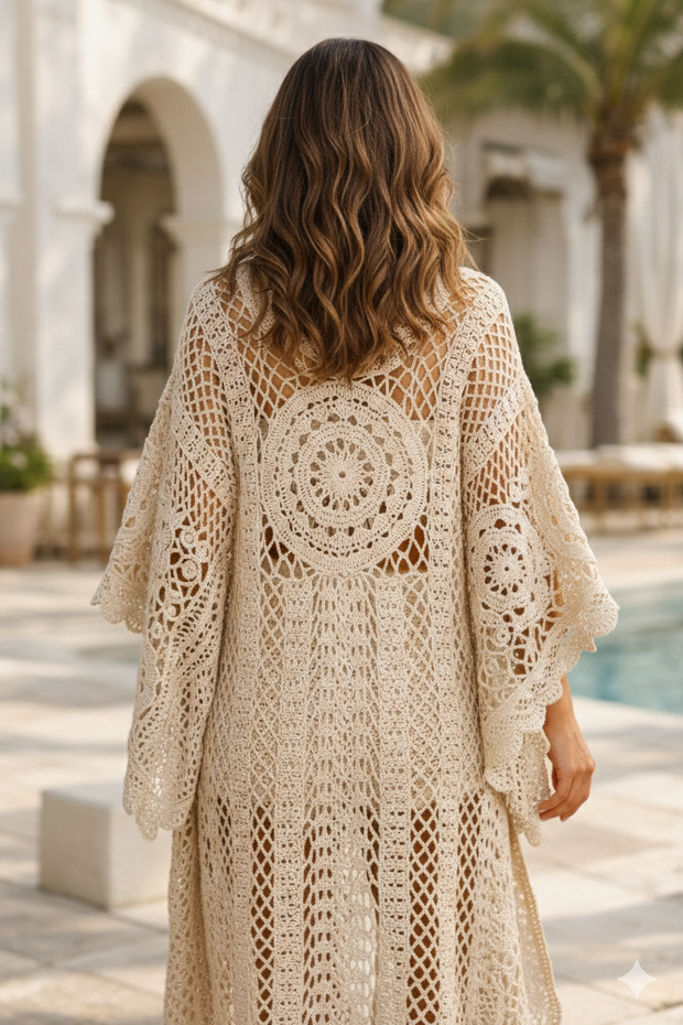 sand_tone outfit with Cardigan