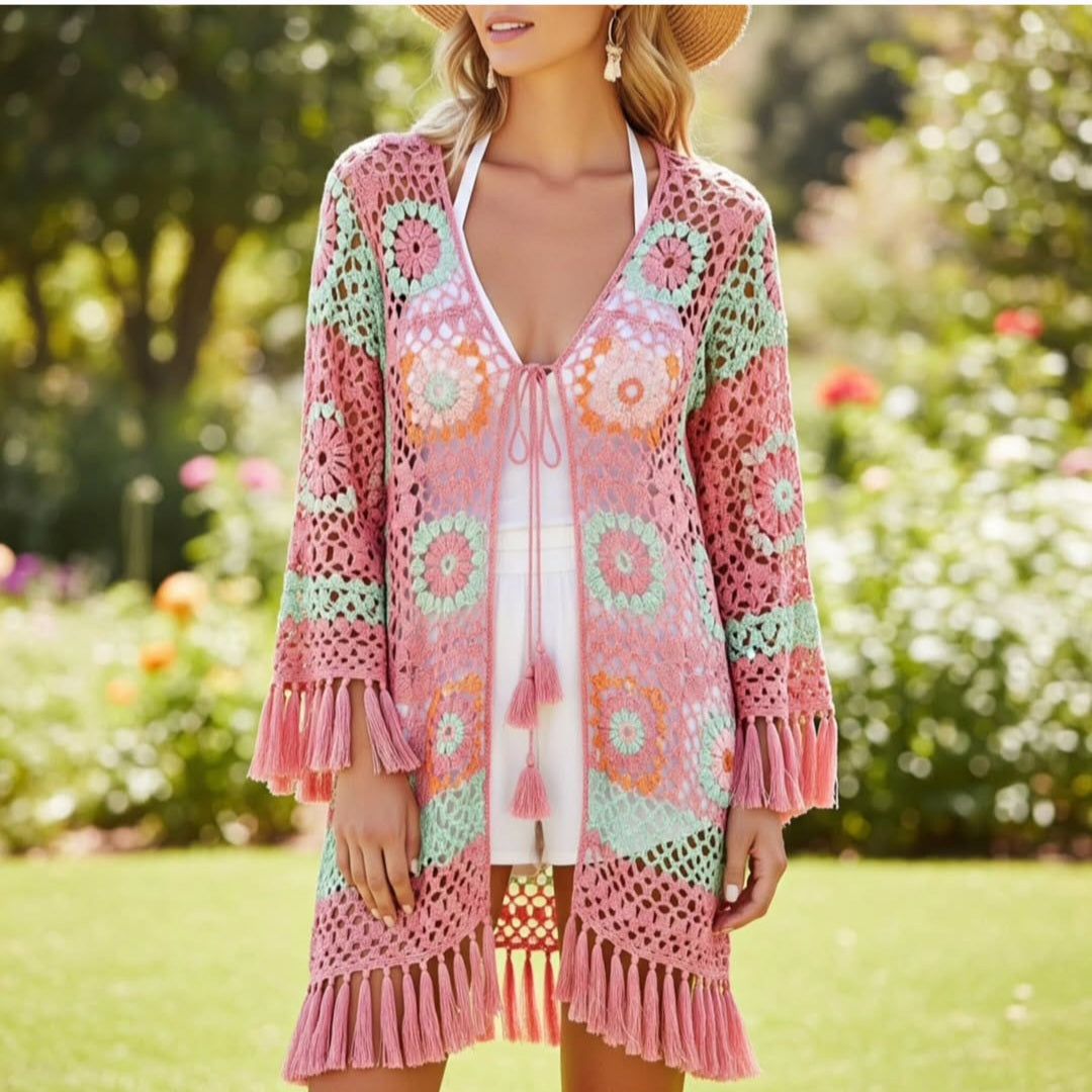 Romantic Crochet Cardigan
