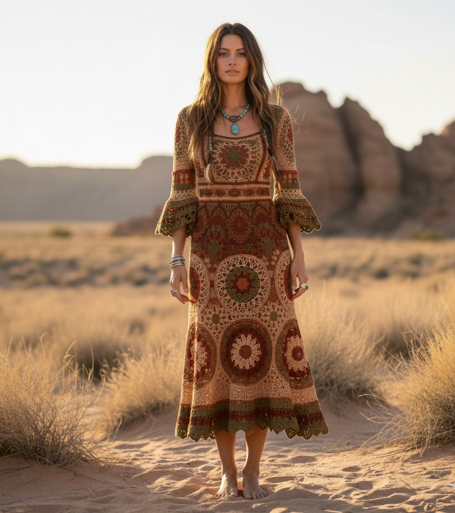 Earthy Classic Party Dress
