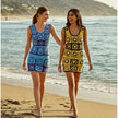 Granny Square Halter Crochet Mini Dress